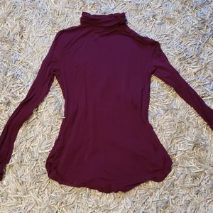 Long sleeve soft turtle neck